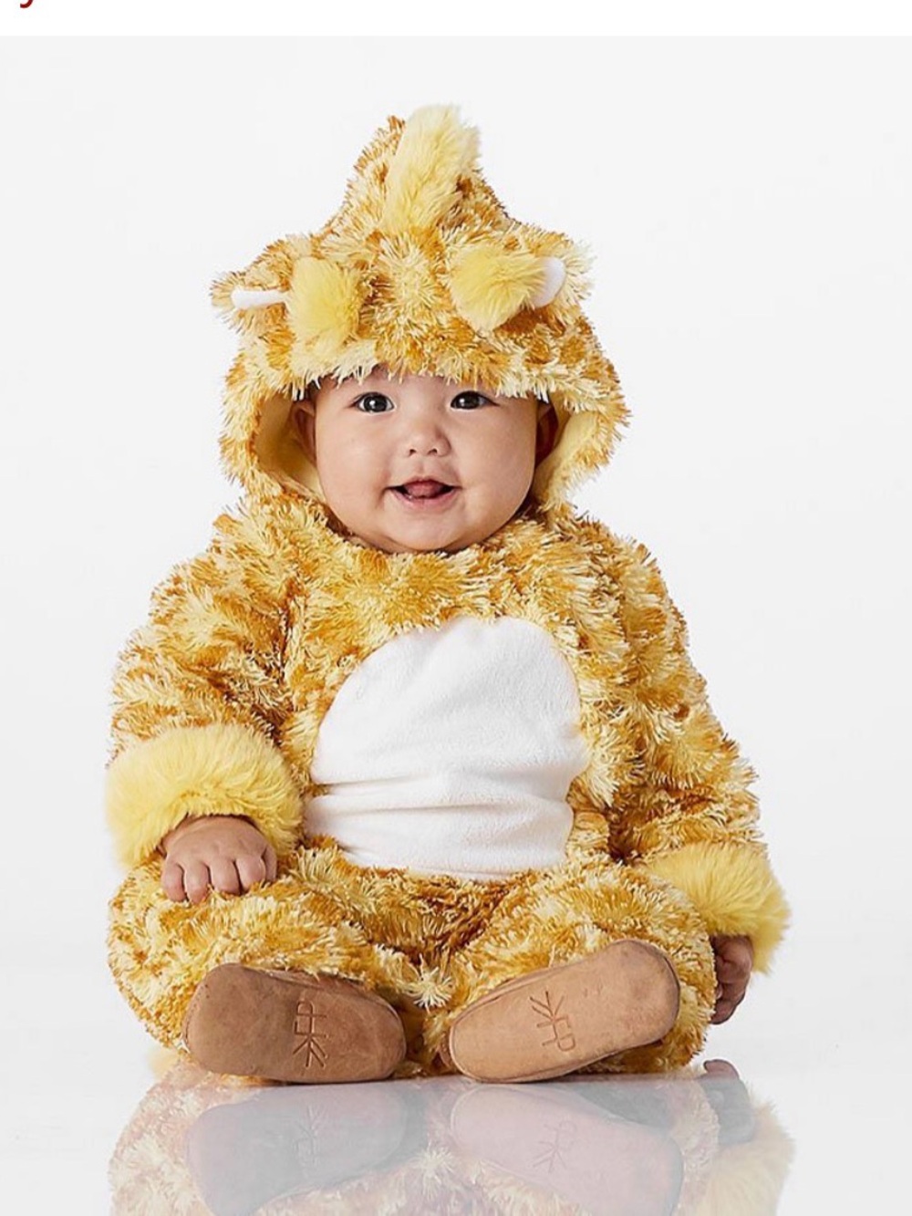 Pottery Barn Kids Baby giraffe Halloween costume size 6-12 Months